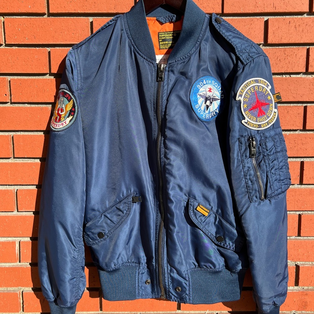 Superdry Drive Bomber Jacket - Mens M